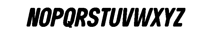 Takugi Italic Font UPPERCASE