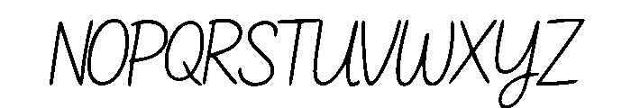 TaliairHandletter-Regular Font UPPERCASE