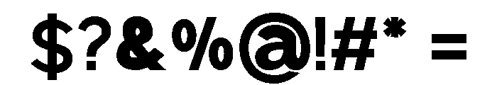 Talinoir Regular Font OTHER CHARS