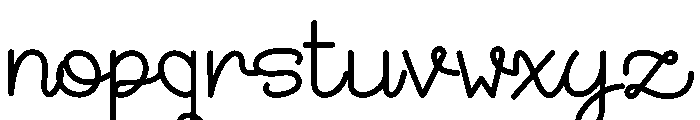 Talipati Font LOWERCASE