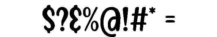 Talkie Font OTHER CHARS