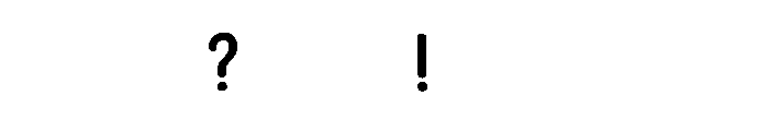 Tall_Alpha Font OTHER CHARS