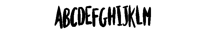 Tall Boy Ink By Squeeb  Regular Font UPPERCASE