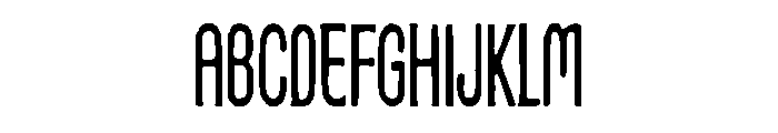 Tall Display Font UPPERCASE