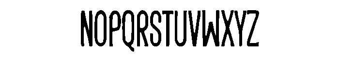 Tall Display Font UPPERCASE