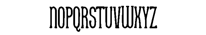 Tall Tattoo Font UPPERCASE