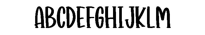 Tall Whimsy Font UPPERCASE