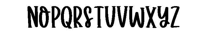 Tall Whimsy Font UPPERCASE