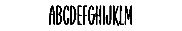 TallCraft Font UPPERCASE