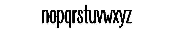TallCraft Font LOWERCASE