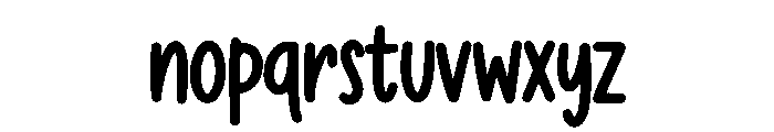 Tallberry Handwritte Font LOWERCASE
