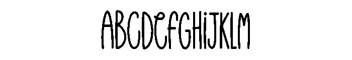 Tallberry Font UPPERCASE
