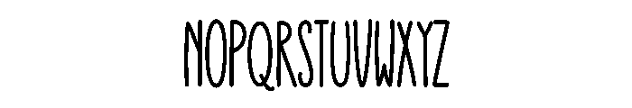 Tallberry Font UPPERCASE