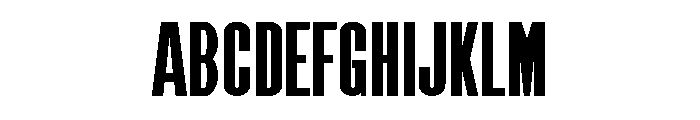 Tallpress Regular Font UPPERCASE