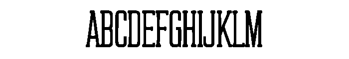 Tallspire Font UPPERCASE