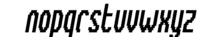 Tally Pixel Bold Italic Font LOWERCASE