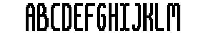 Tally Pixel Bold Font UPPERCASE