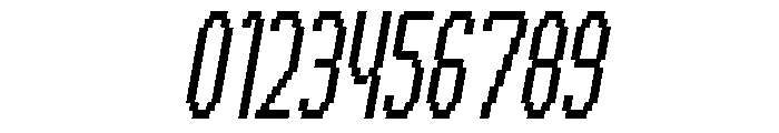 Tally Pixel Italic Font OTHER CHARS