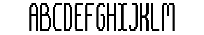 Tally Pixel Regular Font UPPERCASE