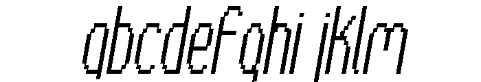 Tally Pixel Thin Italic FONT