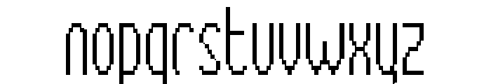 Tally Pixel Thin Font LOWERCASE
