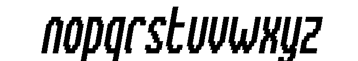 TallyPixel-BoldItalic Font LOWERCASE