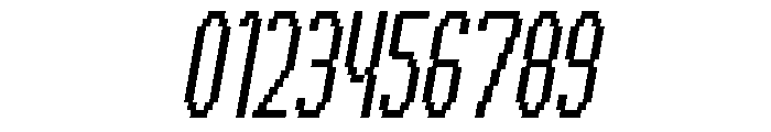 TallyPixel-Italic Font OTHER CHARS