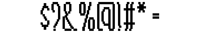 TallyPixel-Regular Font OTHER CHARS