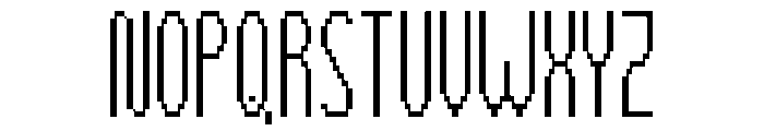 TallyPixel-Thin Font UPPERCASE