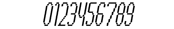 TallyPixel-ThinItalic Font OTHER CHARS