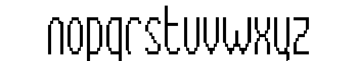 TallyPixel-Thin Font LOWERCASE