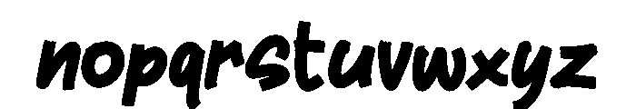 Taloli Font LOWERCASE