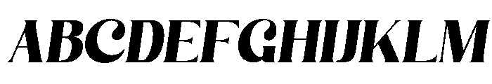 Talspire Italic Font UPPERCASE