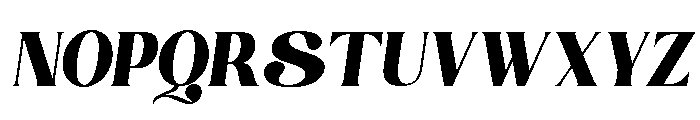 Talspire Italic Font UPPERCASE