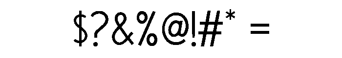 Talune Regular Font OTHER CHARS