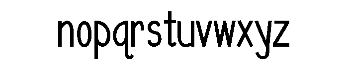 Talune Regular Font LOWERCASE