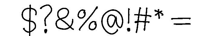 TamTam FL Font OTHER CHARS