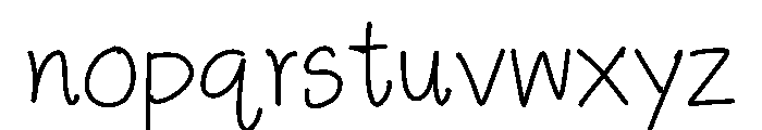 TamTam FL Font LOWERCASE