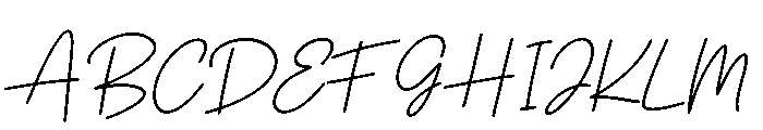 Tamera Signature Italic Font UPPERCASE