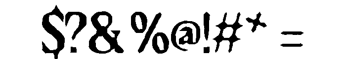 Tana Font OTHER CHARS
