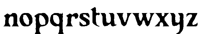 Tana Font LOWERCASE