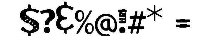 Tanager Font OTHER CHARS