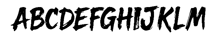 Tanaka Betsuni Font UPPERCASE