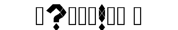 Tangent Regular Font OTHER CHARS