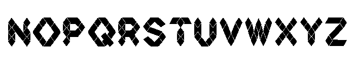 Tangent Regular Font LOWERCASE