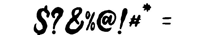 Tangkurak Font OTHER CHARS