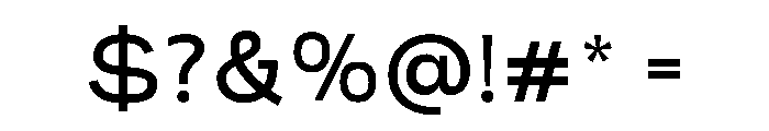 Tangle Sans Regular Font OTHER CHARS