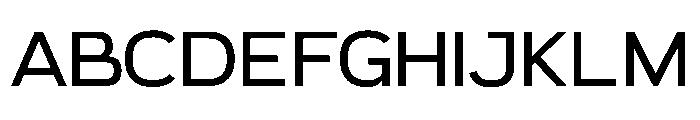 Tangle Sans Regular Font UPPERCASE