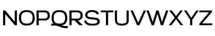 Tangle Sans Regular Font UPPERCASE