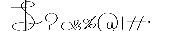Tanliya Font OTHER CHARS